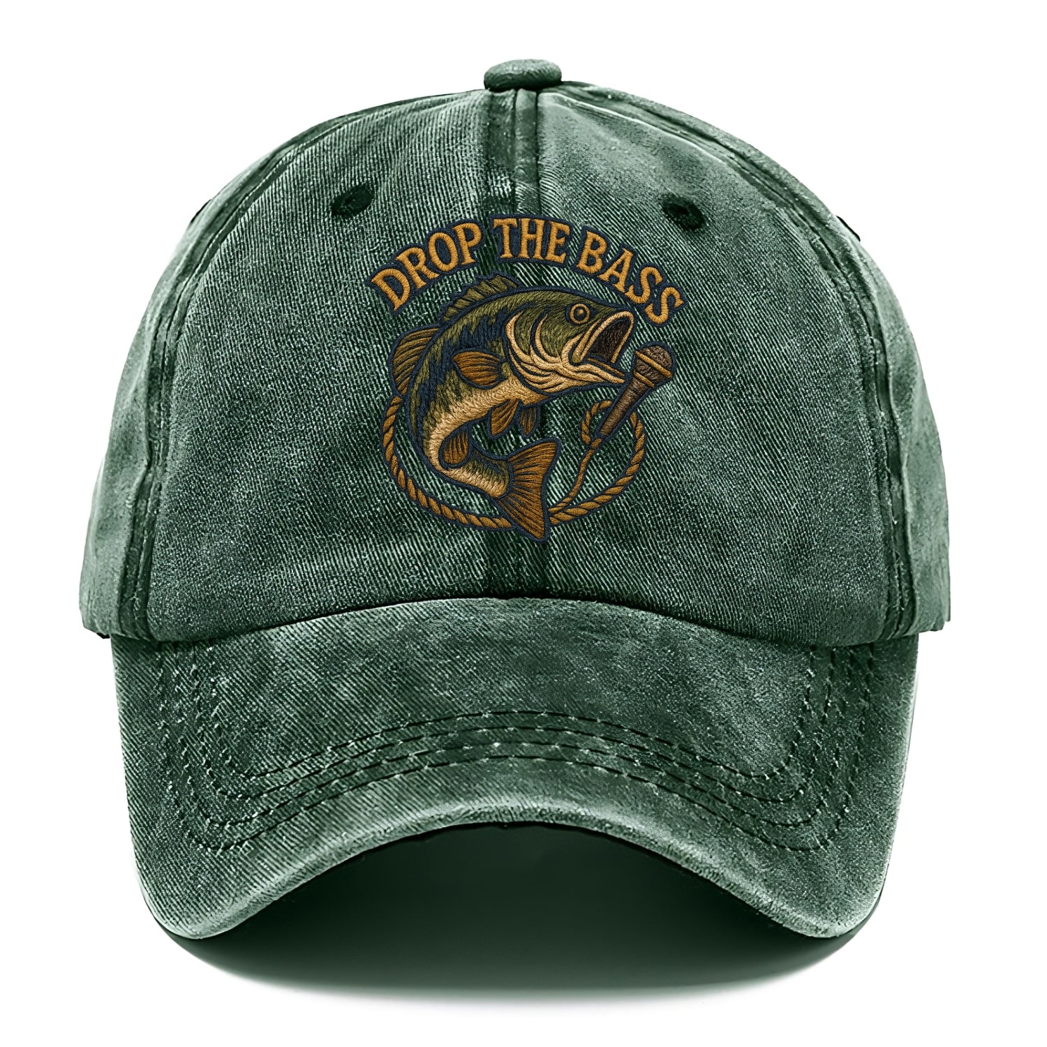 Drop The Bass  - Classic Cap - Forest Mist(Green)