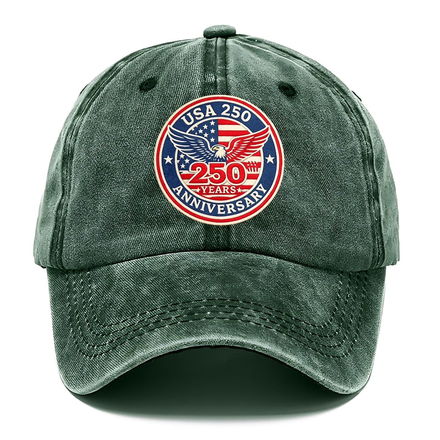 Usa 250th Anniversary Eagle - Classic Cap - Forest Mist(Green)