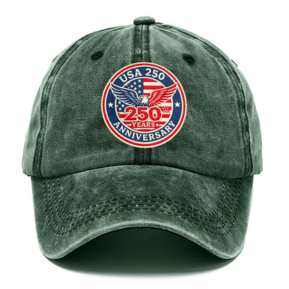 Usa 250th Anniversary Eagle - Classic Cap - Forest Mist(Green)