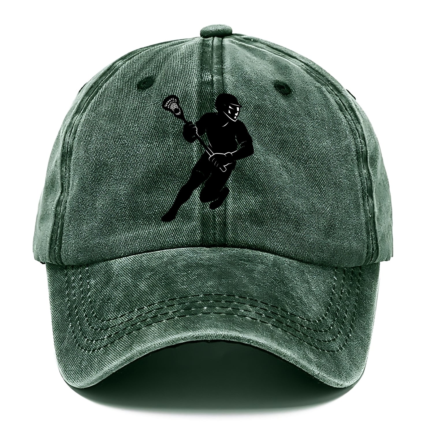 Lacrosse player cradling stick - Classic Cap - Forest Mist(Green)