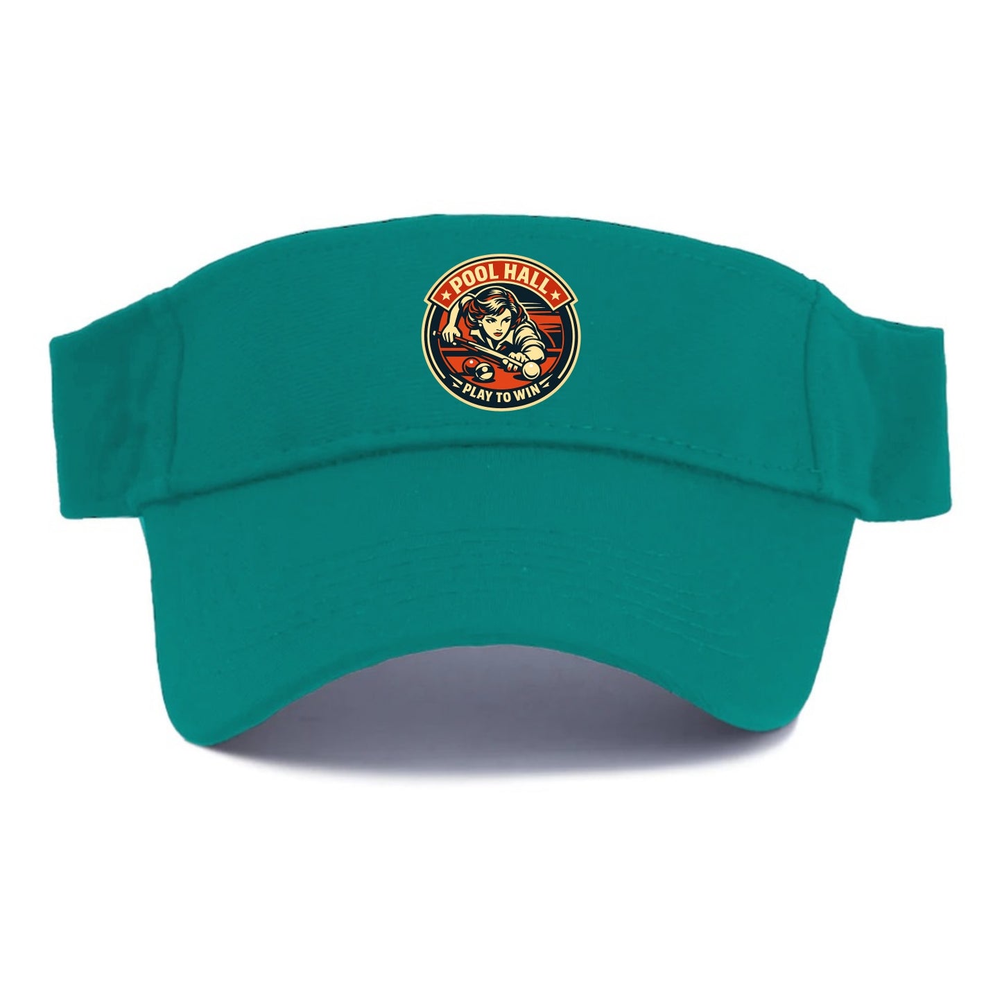 Cue Queen Emblem - Visor - Forest Mist(Green)