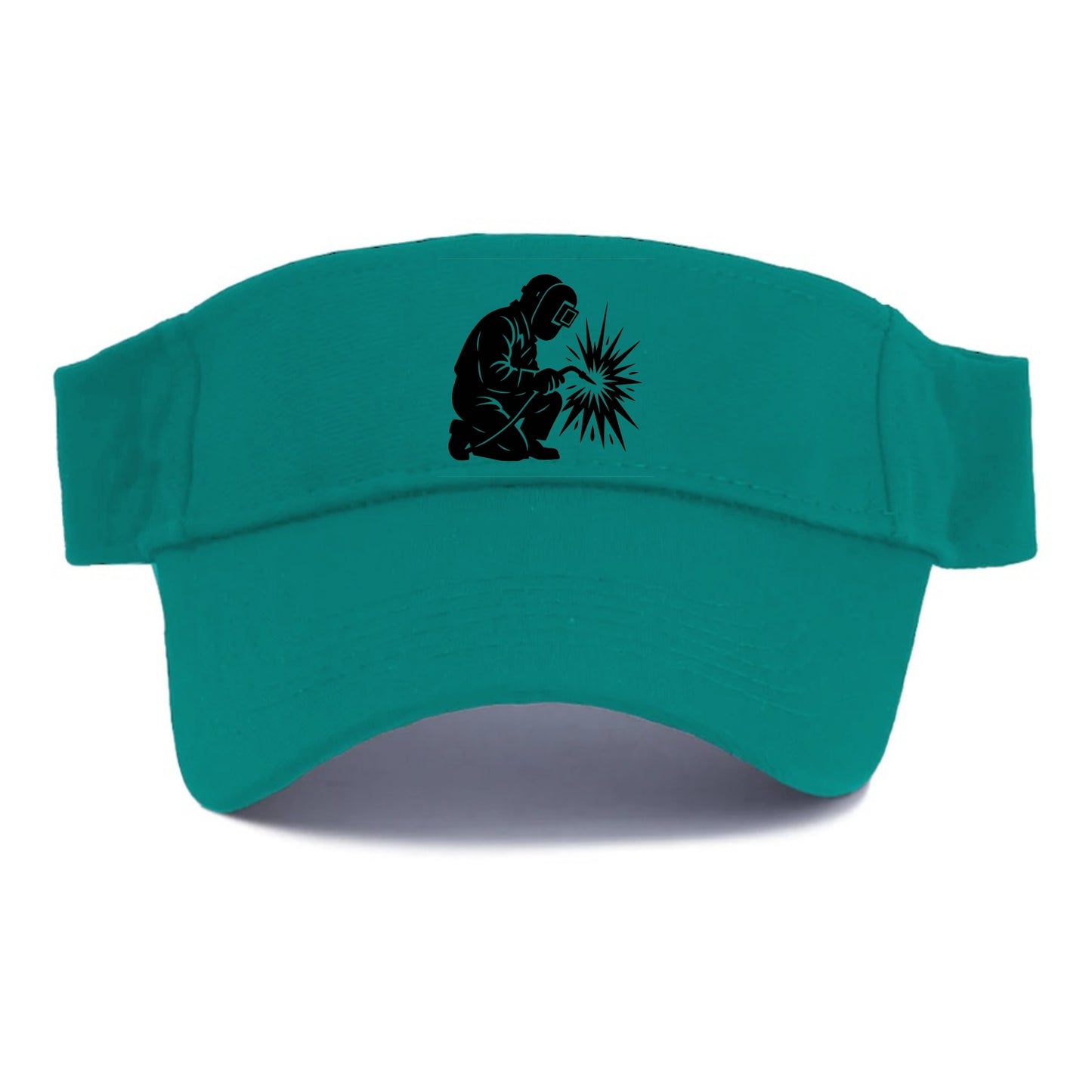 Welder sparks flying dramatically - Visor - Forest Mist(Green)