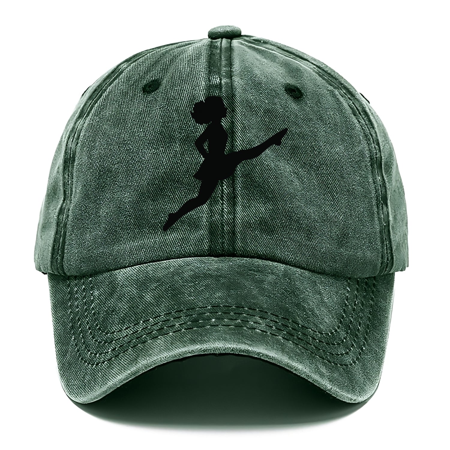 Irish step dancer Riverdance leap - Classic Cap - Forest Mist(Green)