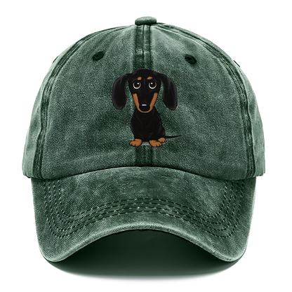 Retro Dachshund Classic Cap