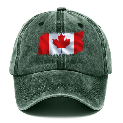 Gorra clásica con la bandera canadiense