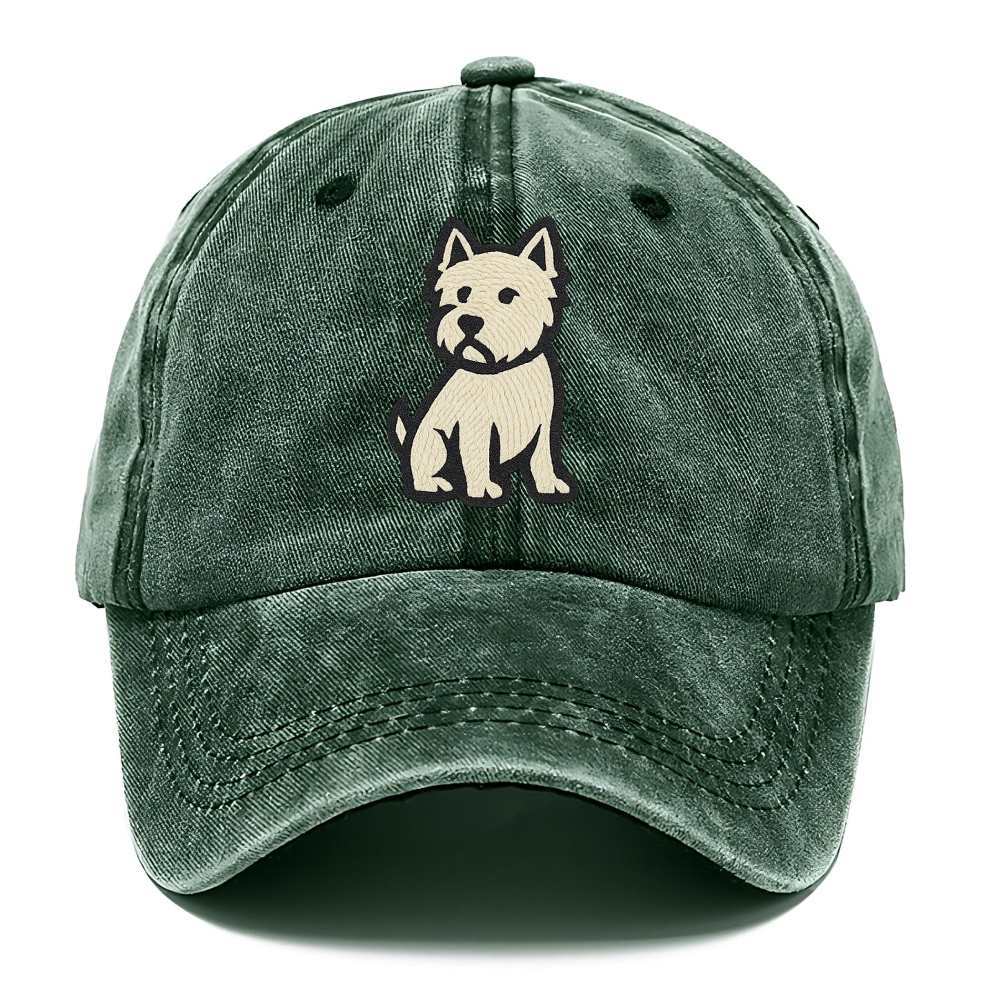 West Highland White Terrier - Alert stan Classic Cap - Forest Mist(Green)