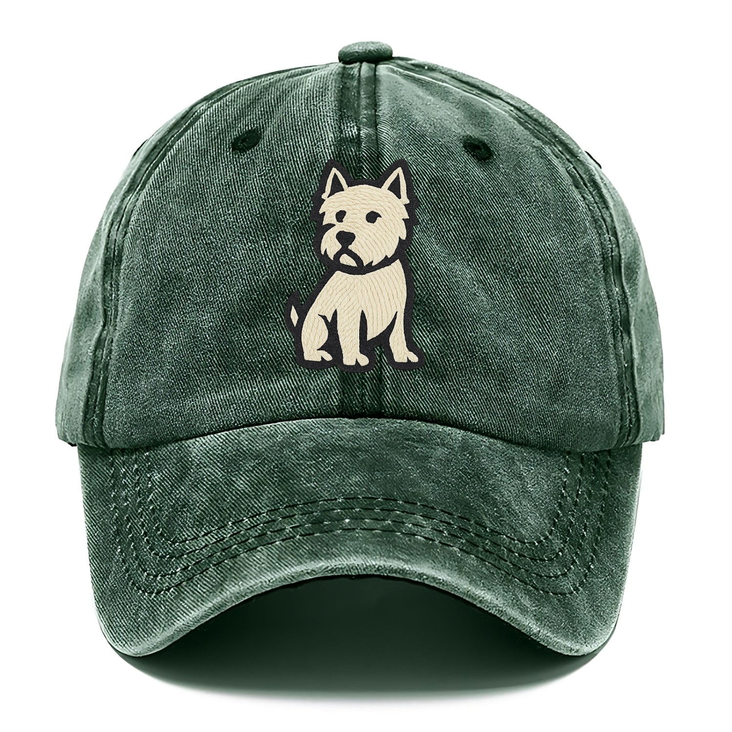 West Highland White Terrier - Alert stan Classic Cap - Forest Mist(Green)