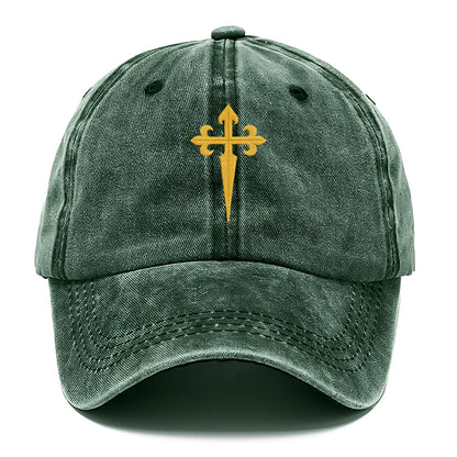Order Of Santiago Cross - Classic Cap - Forest Mist(Green)