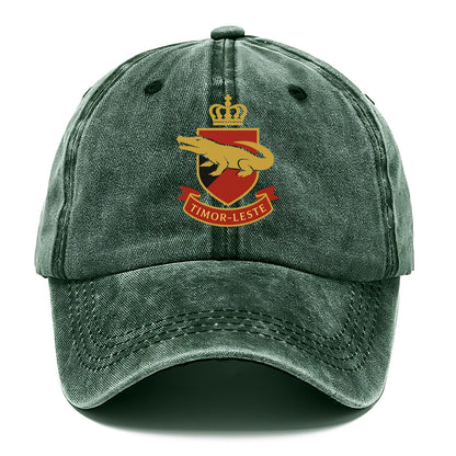 Timor-Leste Royal Logo  - Classic Cap - Forest Mist(Green)