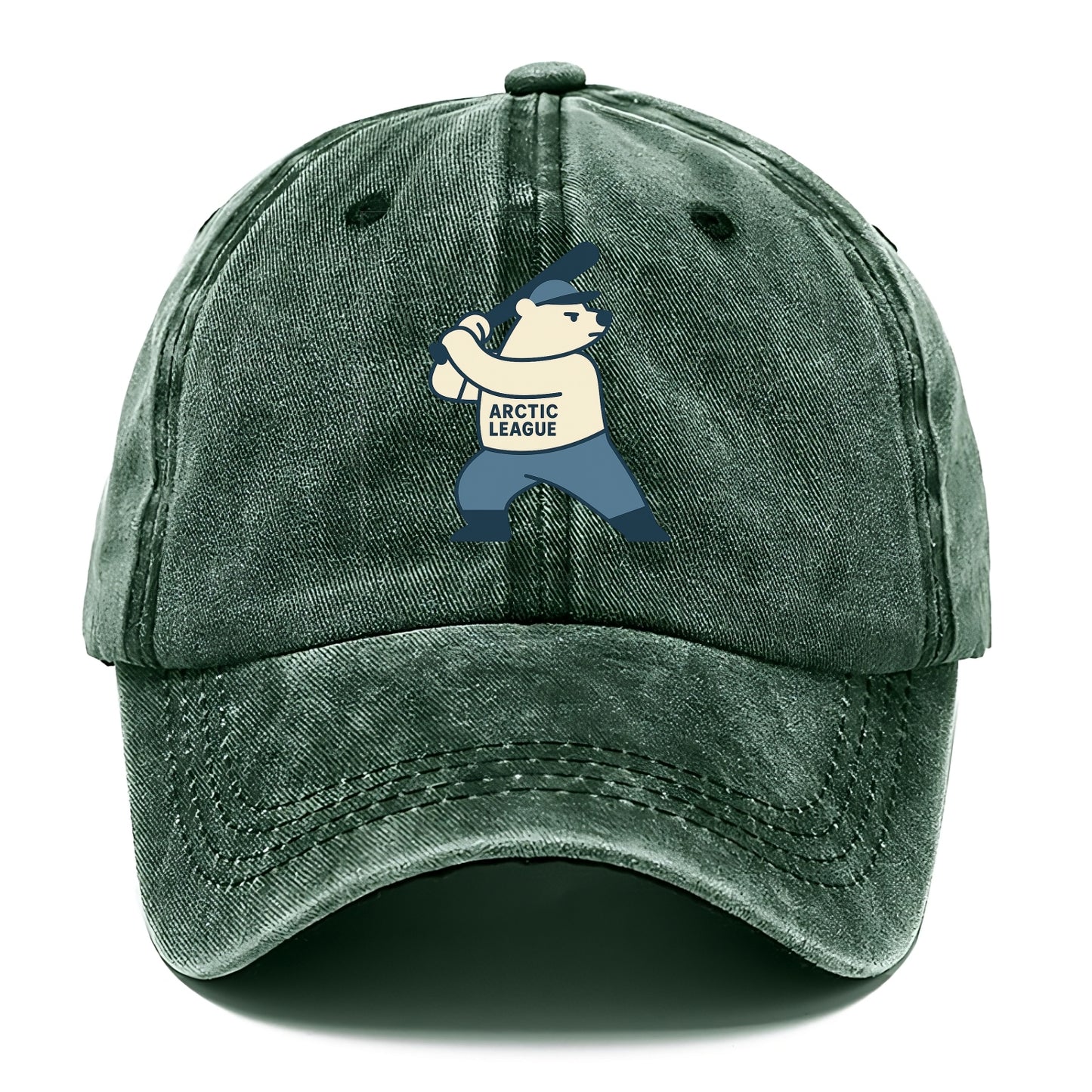 Polar Bear Baseball MVP - Classic Cap - Forest Mist(Green)
