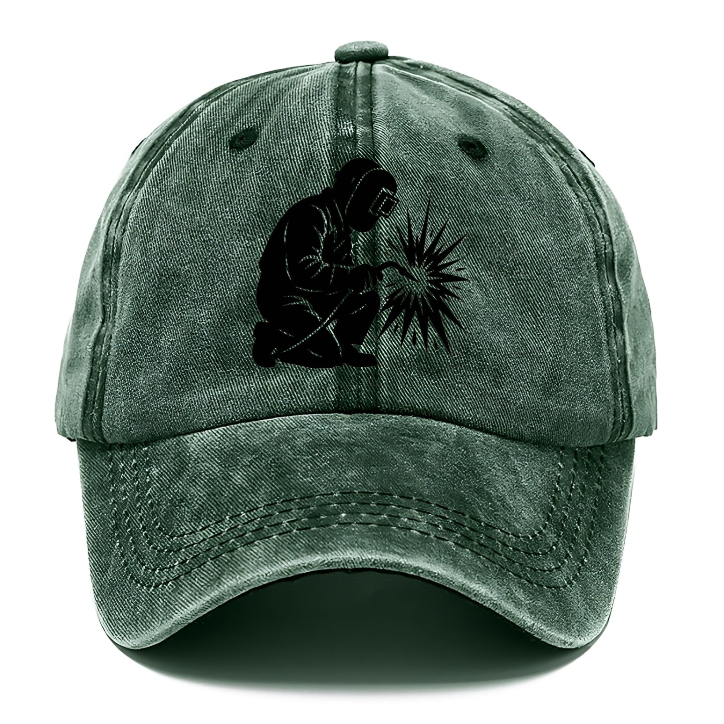 Welder sparks flying dramatically - Classic Cap - Forest Mist(Green)