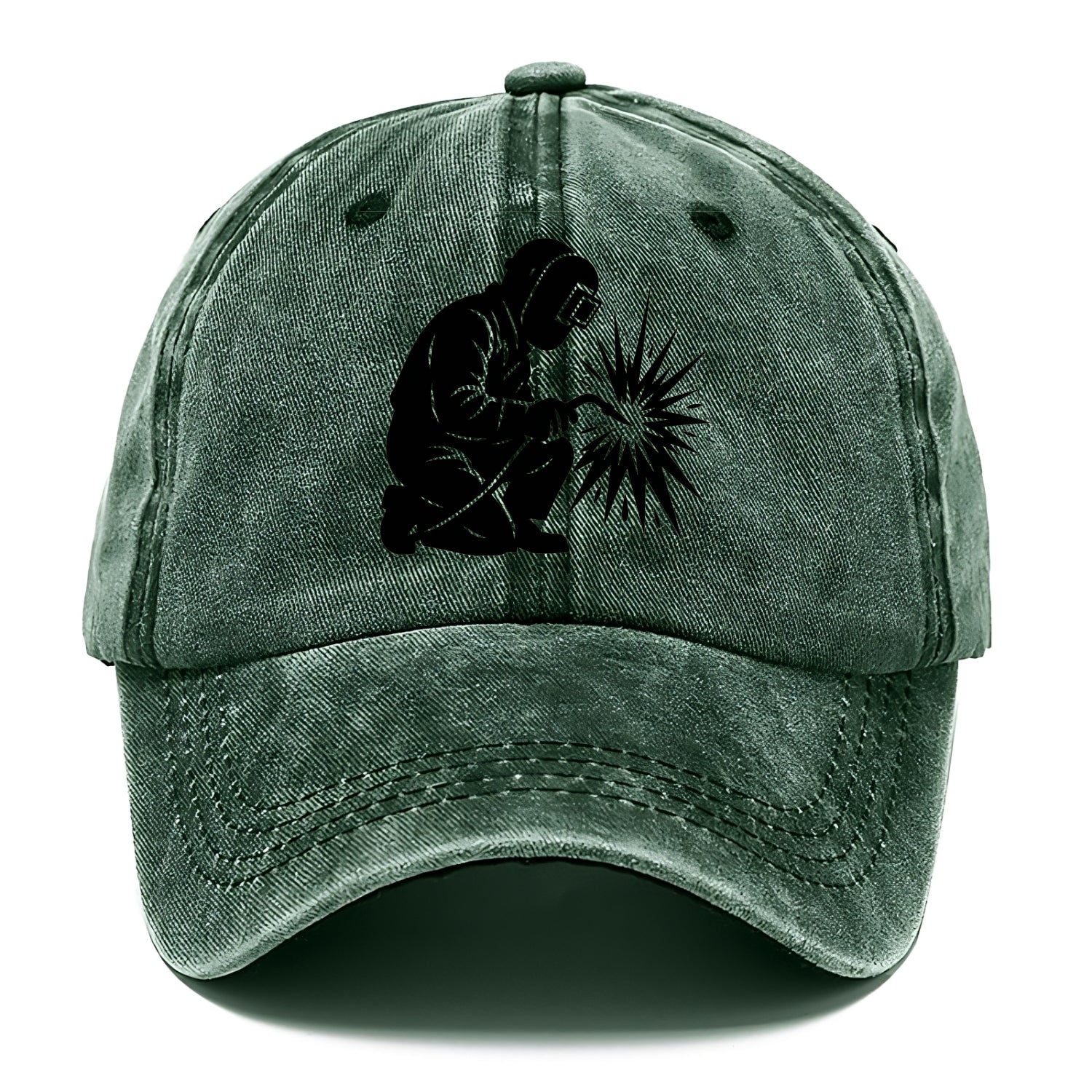 Welder sparks flying dramatically - Classic Cap - Forest Mist(Green)