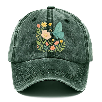 Mint Night Butterfly - Classic Cap - Forest Mist(Green)