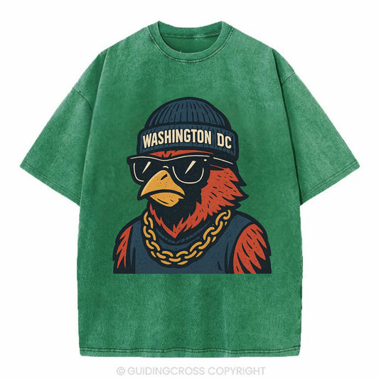 "cardinal" "washington Dc" "dc" "navy" "us East" - Vintage T-shirt - Forest Mist(Green)