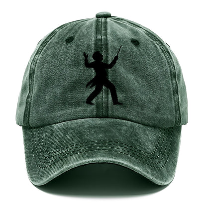Conductor leading orchestra passionately - Classic Cap - Forest Mist(Green)