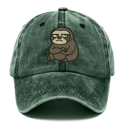 The Sloth Judging Silently - Classic Cap - Forest Mist(Green)