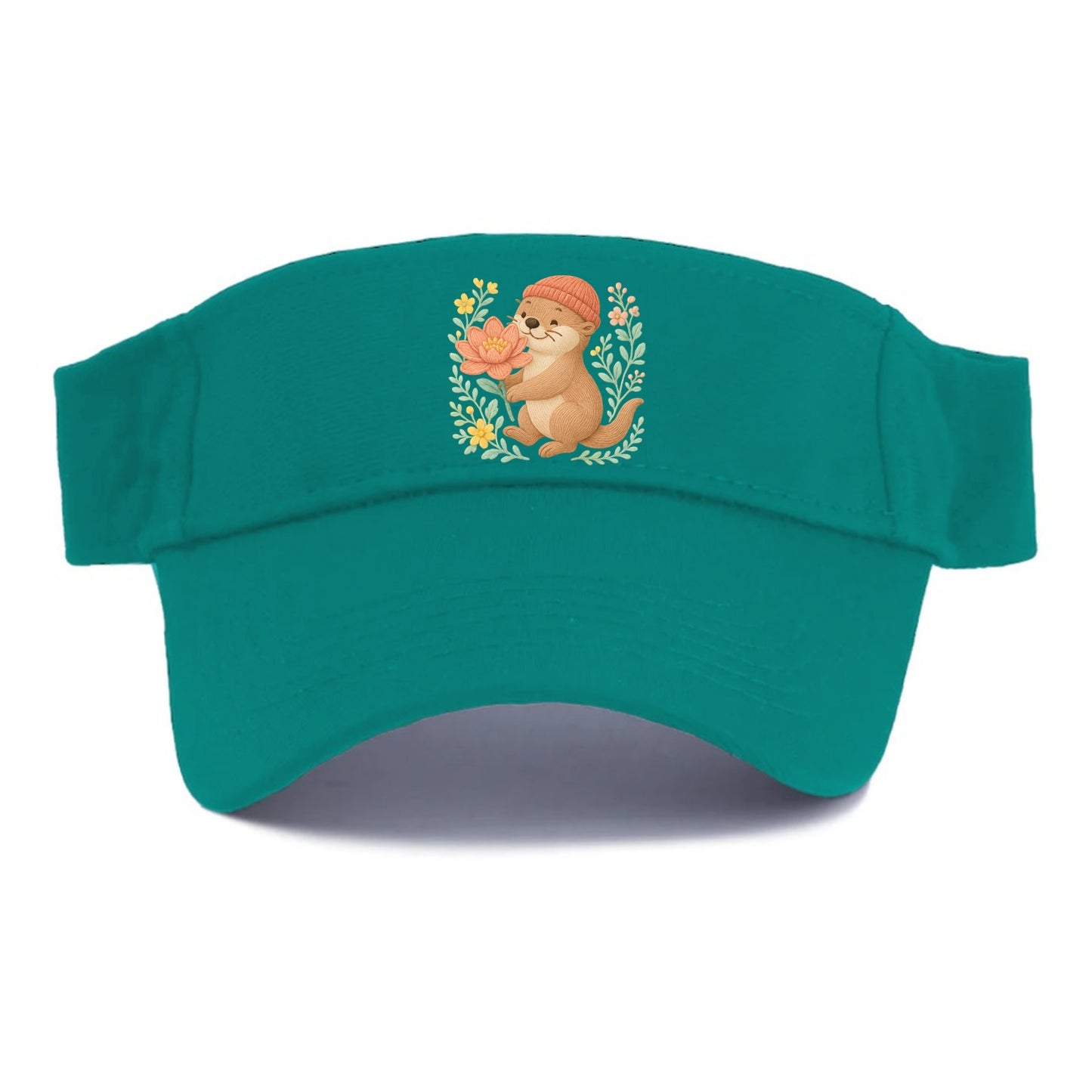 Peach Otter - Visor - Forest Mist(Green)