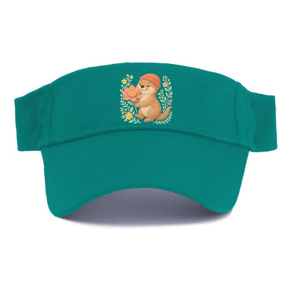 Peach Otter - Visor - Forest Mist(Green)