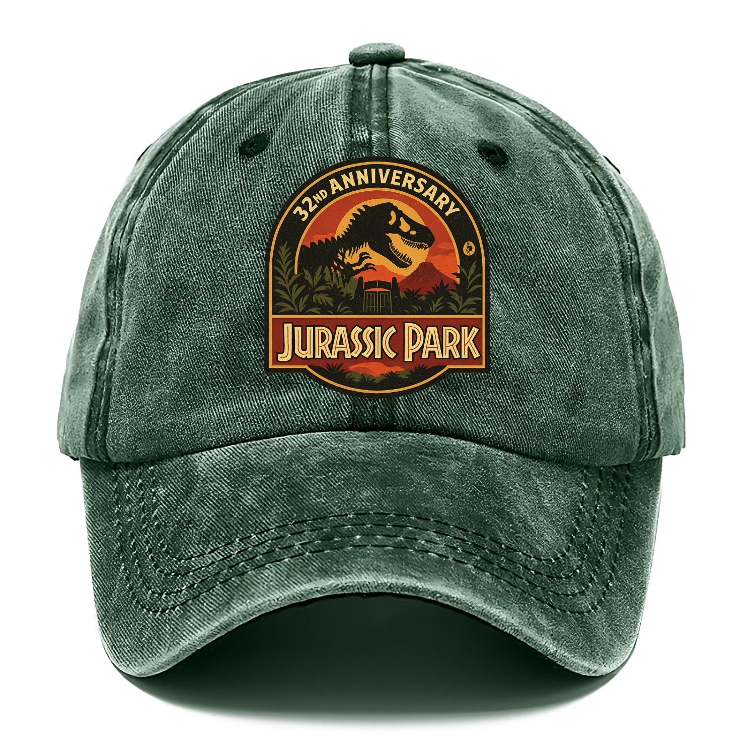 Jurassic Park 32nd Anniversary - Classic Cap - Forest Mist(Green)