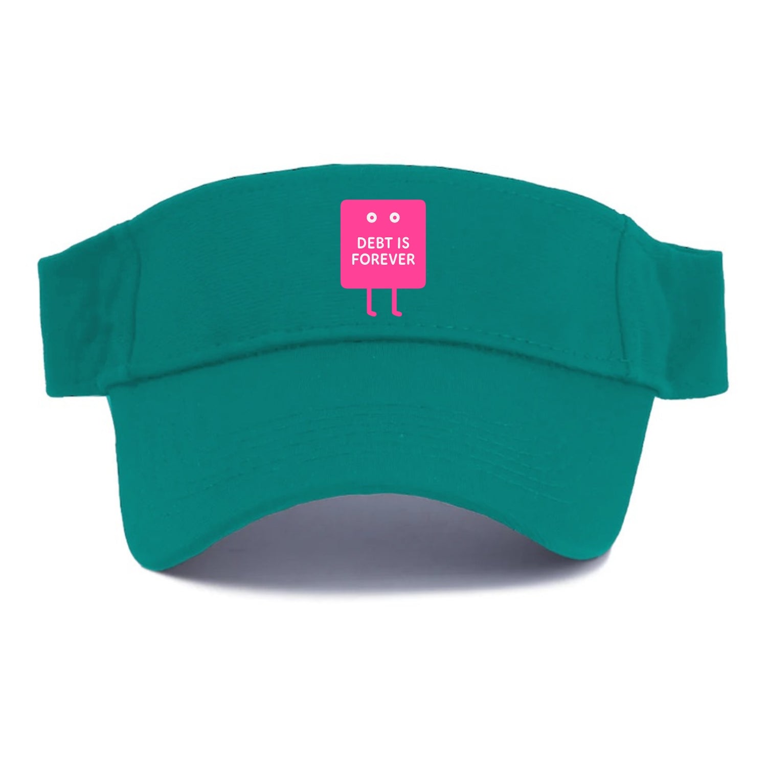 DEBT IS FOREVER | Immortal credit card - Visor - Forest Mist(Green)