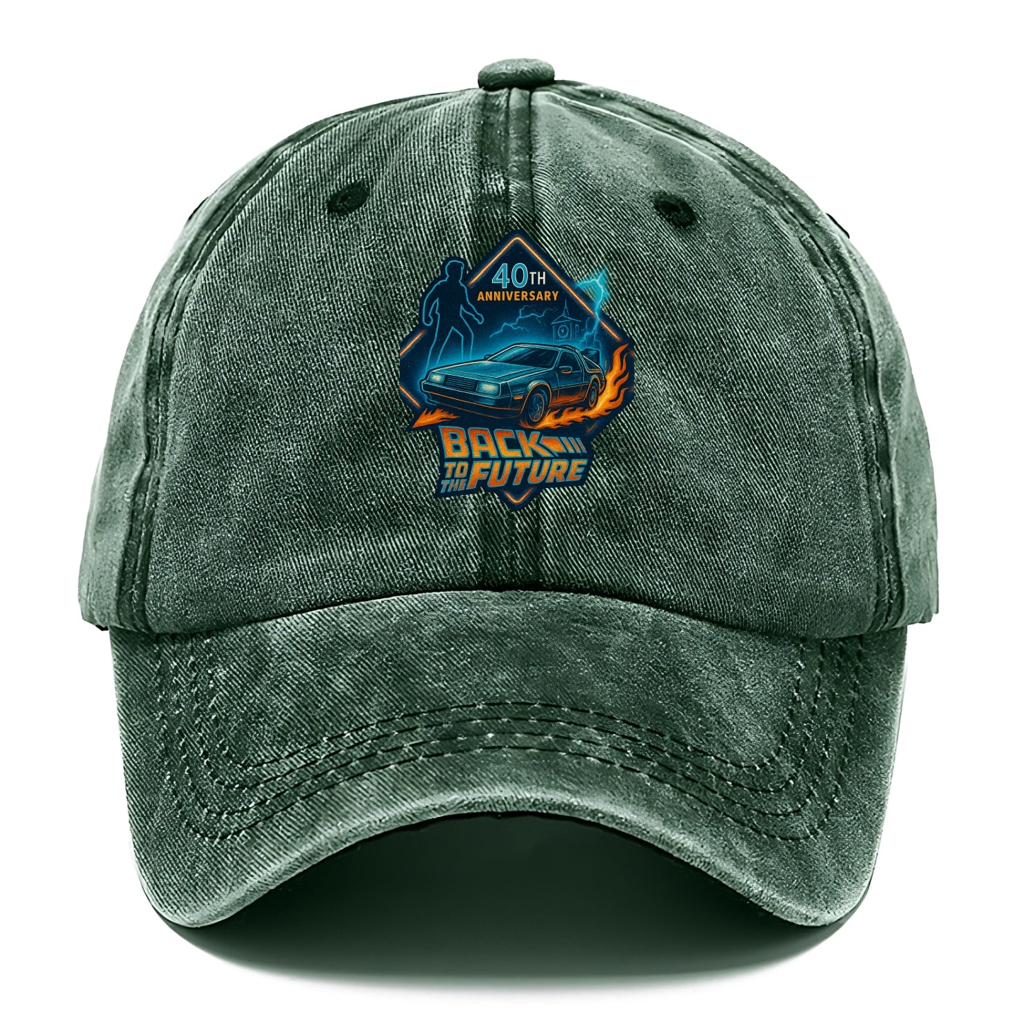 Back To The Future 40th Anniversary 2 - Classic Cap - Forest Mist(Green)