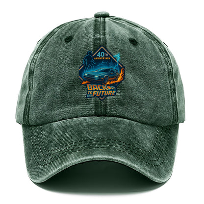 Back To The Future 40th Anniversary 2 - Classic Cap - Forest Mist(Green)