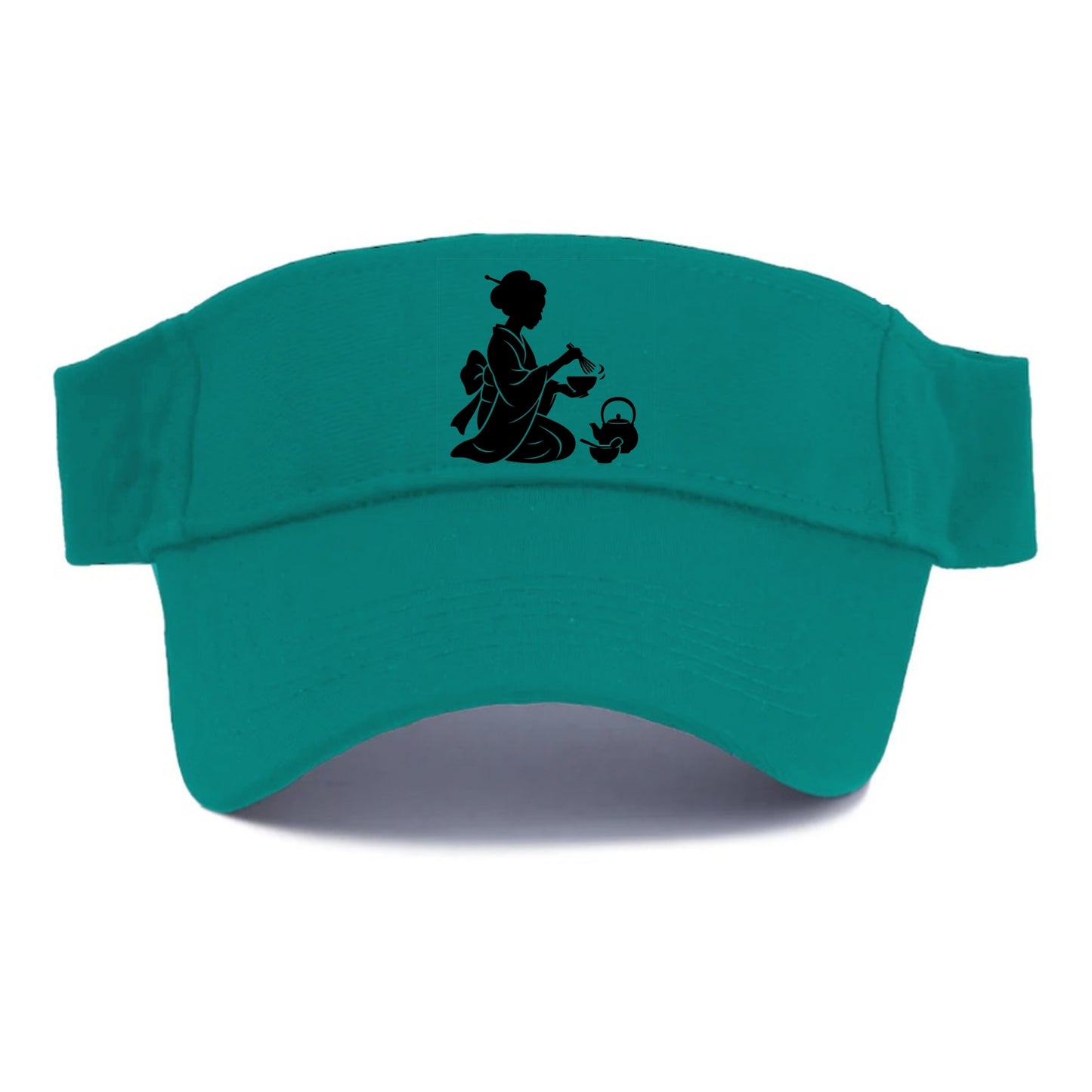 Geisha traditional tea ceremony - Visor - Forest Mist(Green)