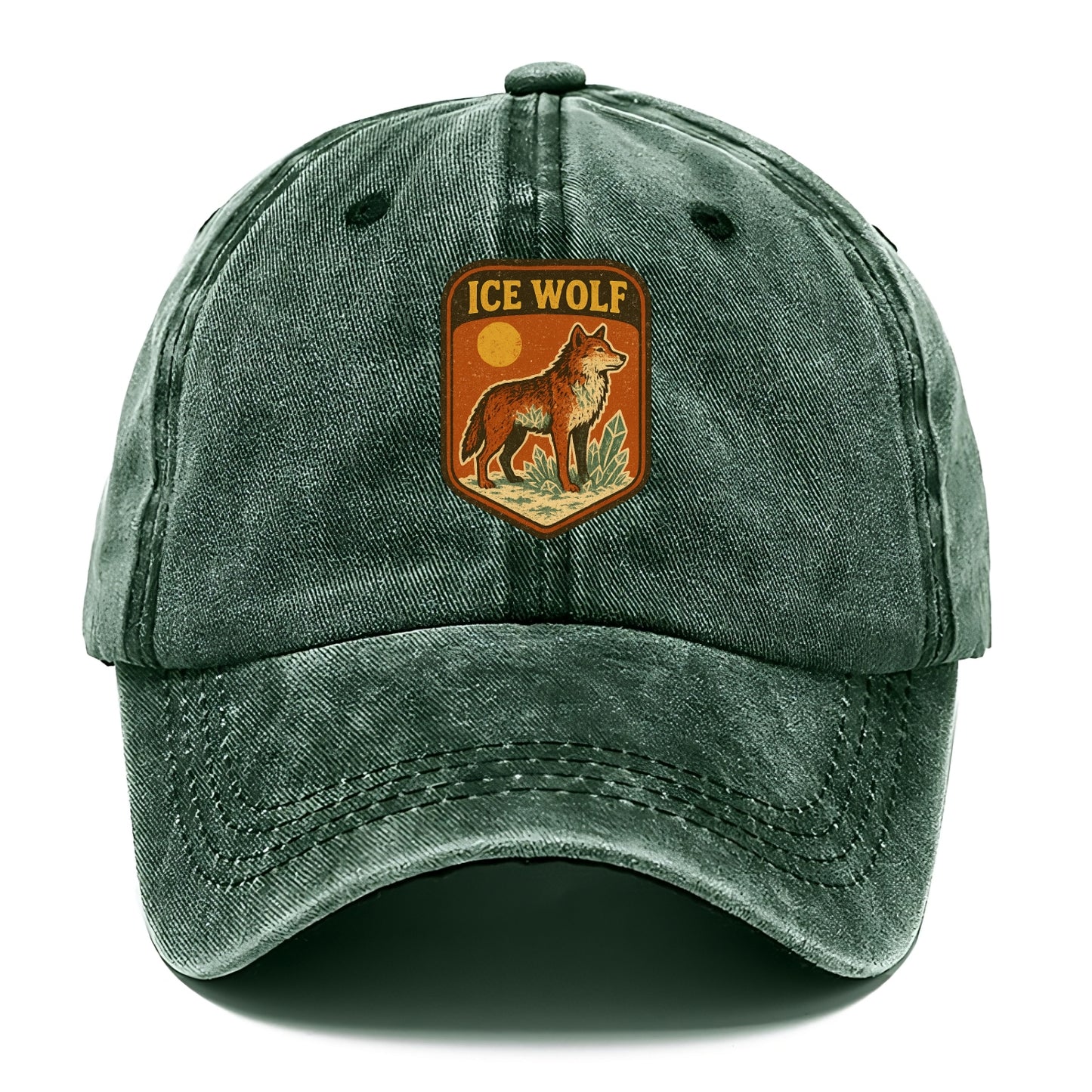 Ice Wolf Crystal  - Classic Cap - Forest Mist(Green)