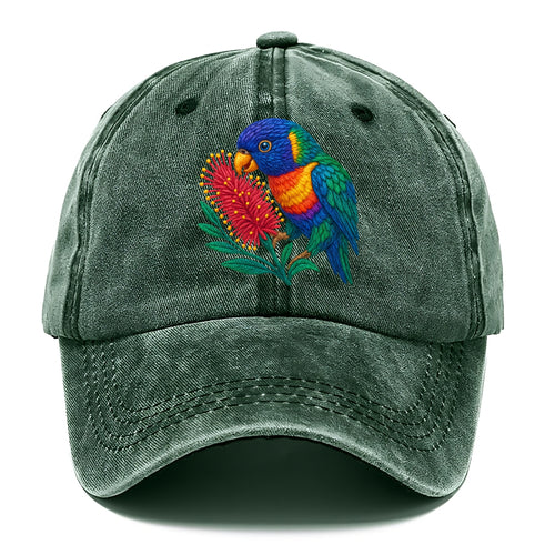 Rainbow Lorikeet Bottlebrush - Classic Cap