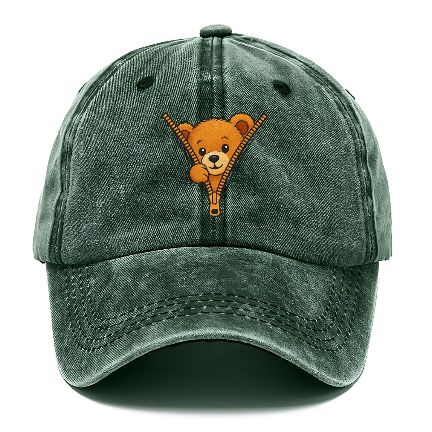 zipper bear - Classic Cap - Forest Mist(Green)