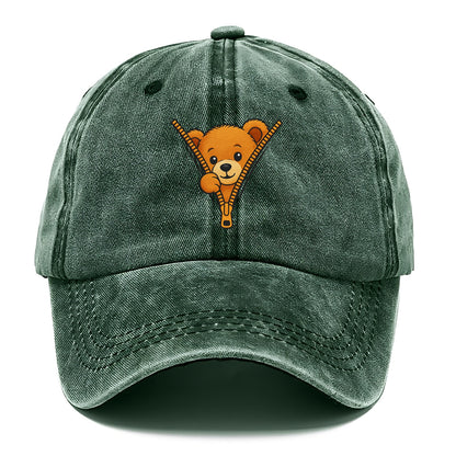 zipper bear - Classic Cap - Forest Mist(Green)