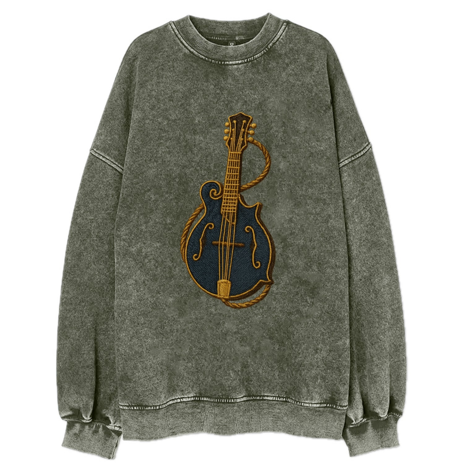 Mandolin  - Vintage Sweatshirt - Forest Mist(Green)