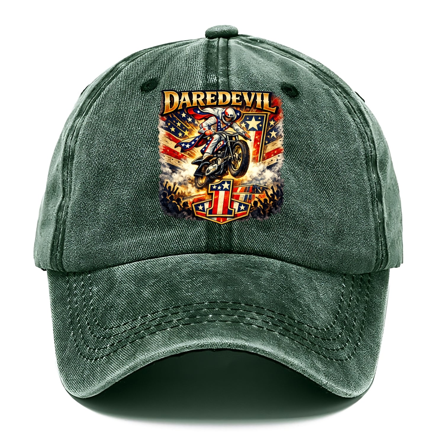Daredevil Stunt Rider - Classic Cap - Forest Mist(Green)