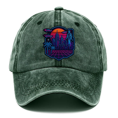 Cyberpunk City - Classic Cap - Forest Mist(Green)