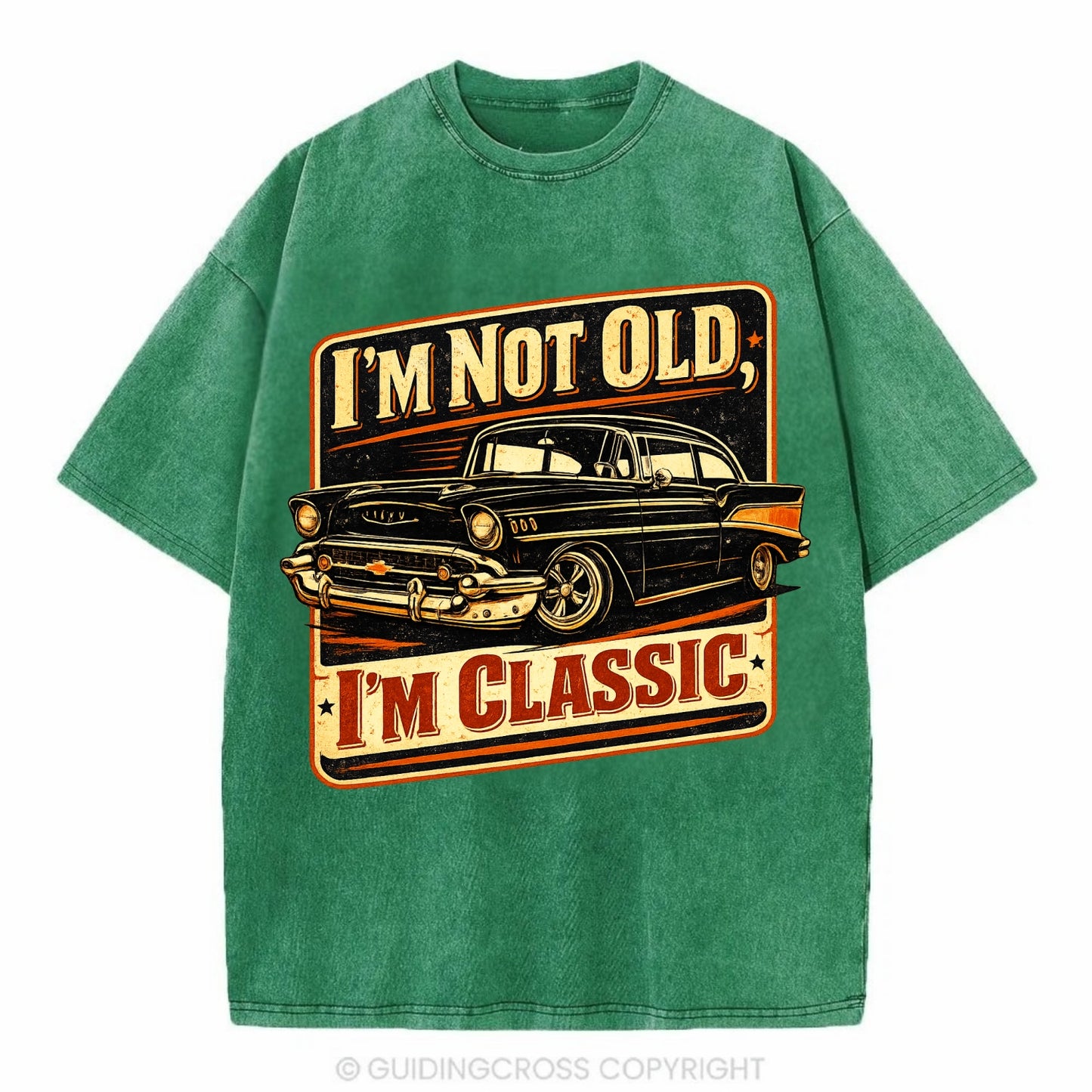 I'm Not Old I'm Classic - Vintage T-shirt - Forest Mist(Green)