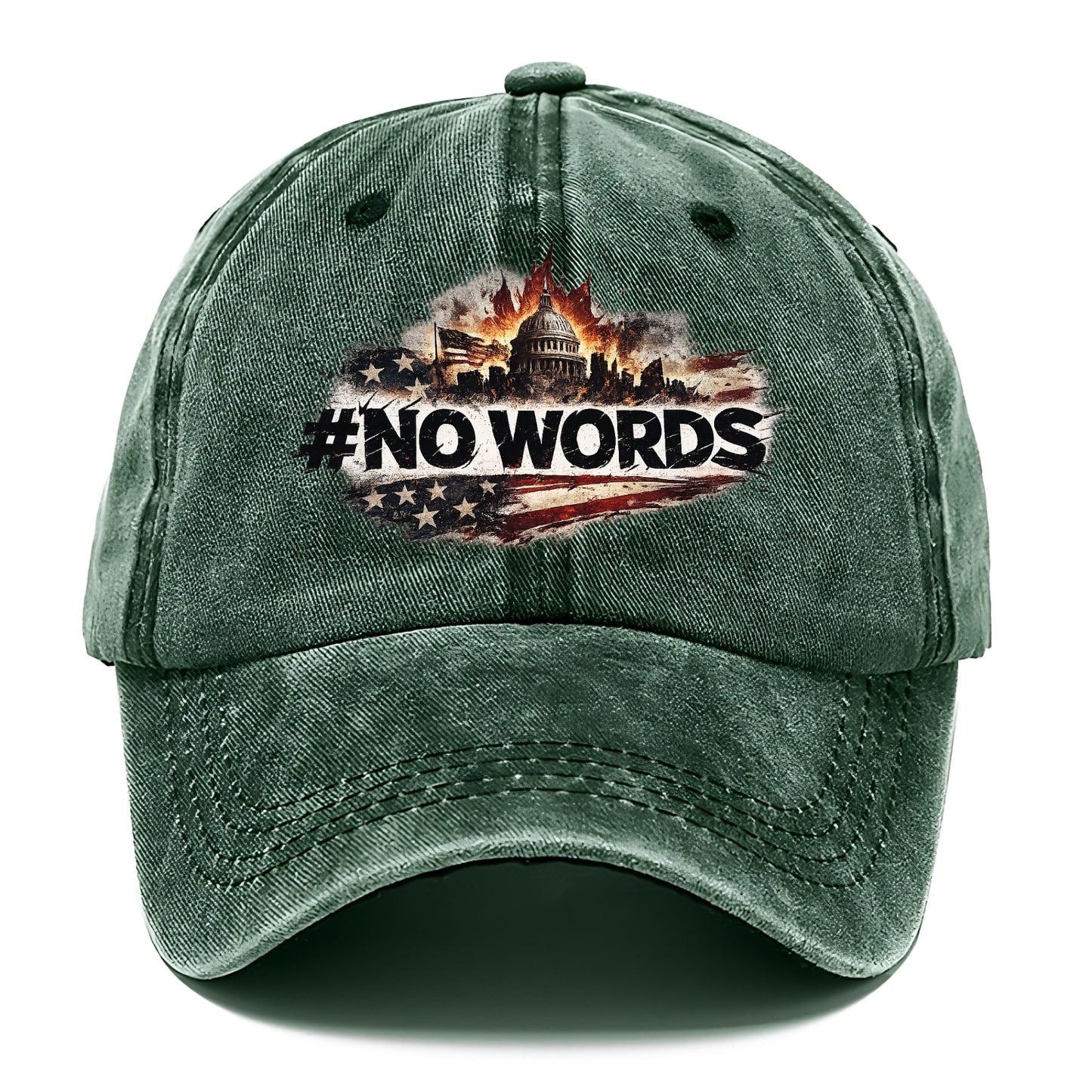 No Words! - Classic Cap - Forest Mist(Green)