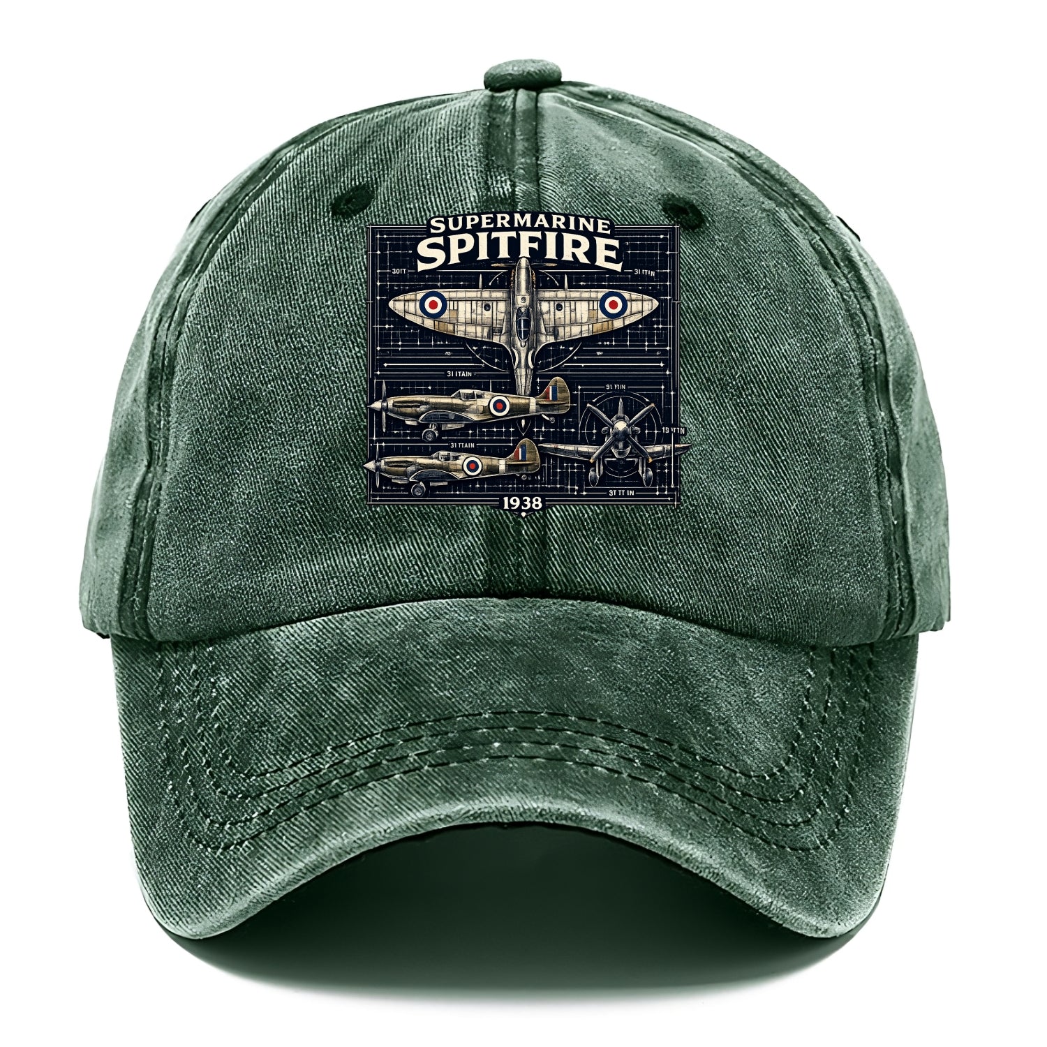 Spitfire Blueprint - Classic Cap - Forest Mist(Green)