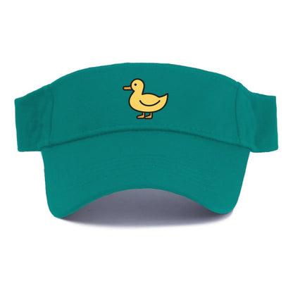 Duck - Yellow mallard flat side profile - Visor - Forest Mist(Green)