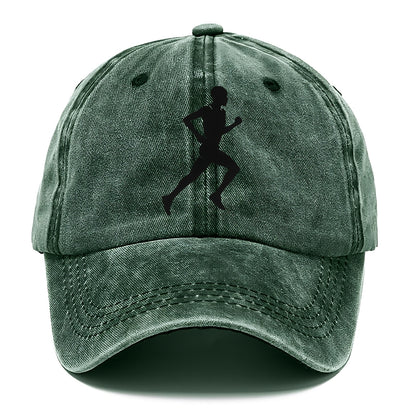 Kenyan distance runner stride - Classic Cap - Forest Mist(Green)