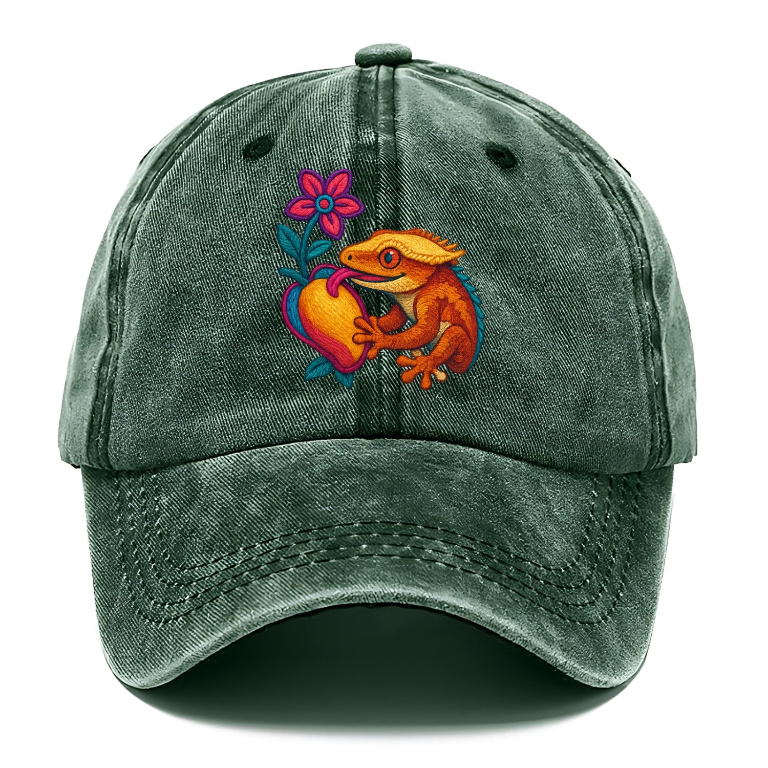 Crested Gecko - Classic Cap - Forest Mist(Green)
