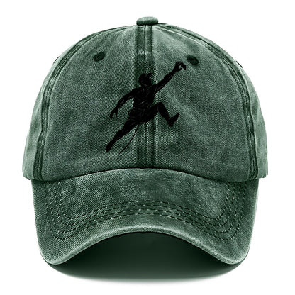 Rock wall climber reaching hold - Classic Cap - Forest Mist(Green)