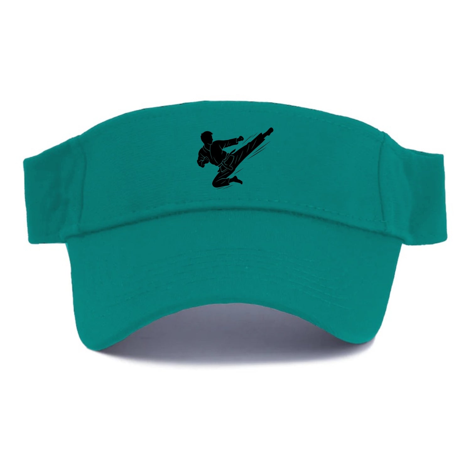 Korean taekwondo flying kick - Visor - Forest Mist(Green)
