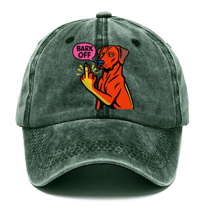 Rhodesian Ridgeback with distinctive ridge on back, athletic muscular paw up - Classic Cap - Forest Mist(Green)
