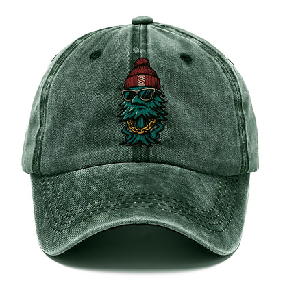 Palo Alto Tree wearing Stanford beanie with S patch - Classic Cap - Forest Mist(Green)