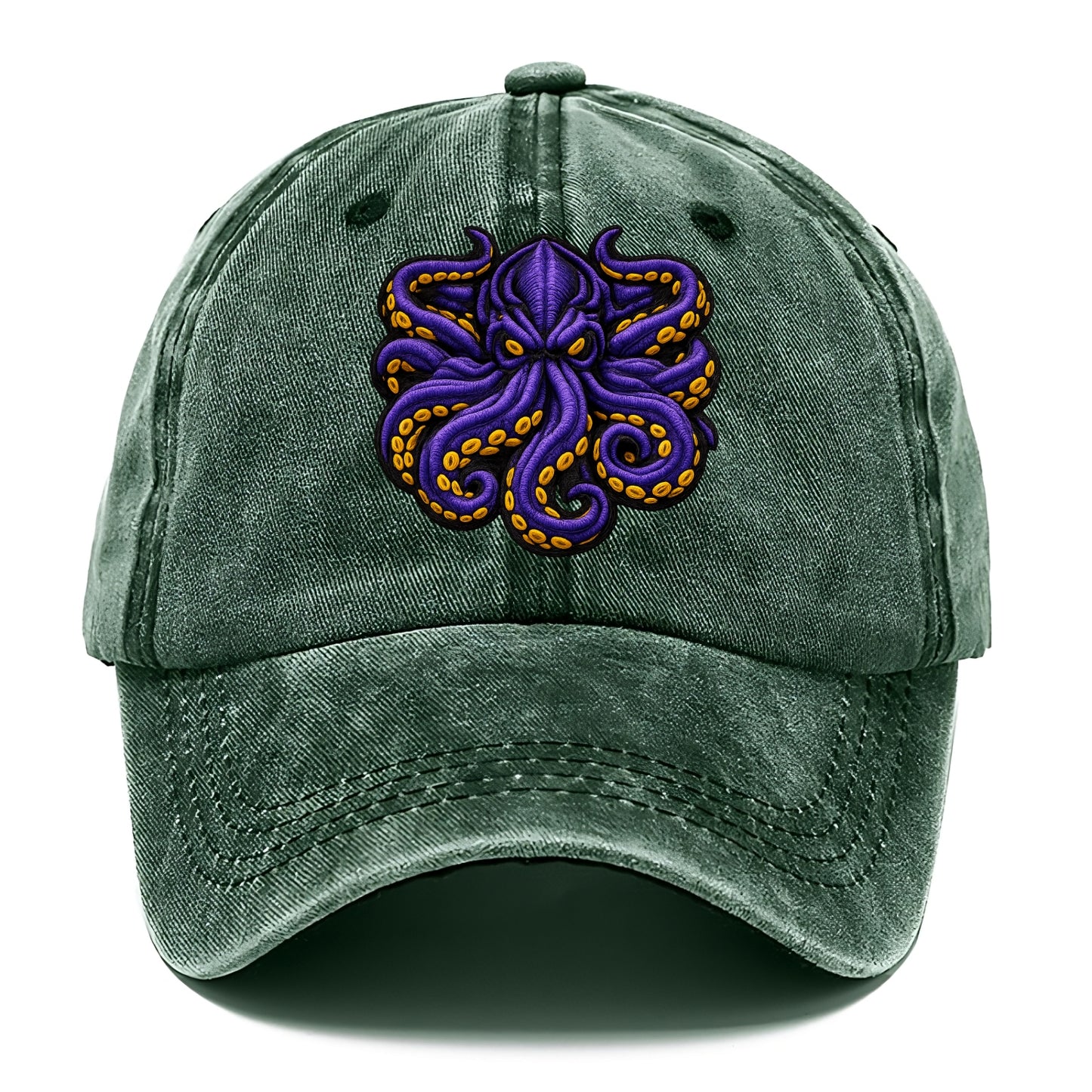 KRAKEN TENTACLES - sea monster in purple and black , deep sea - Classic Cap - Forest Mist(Green)