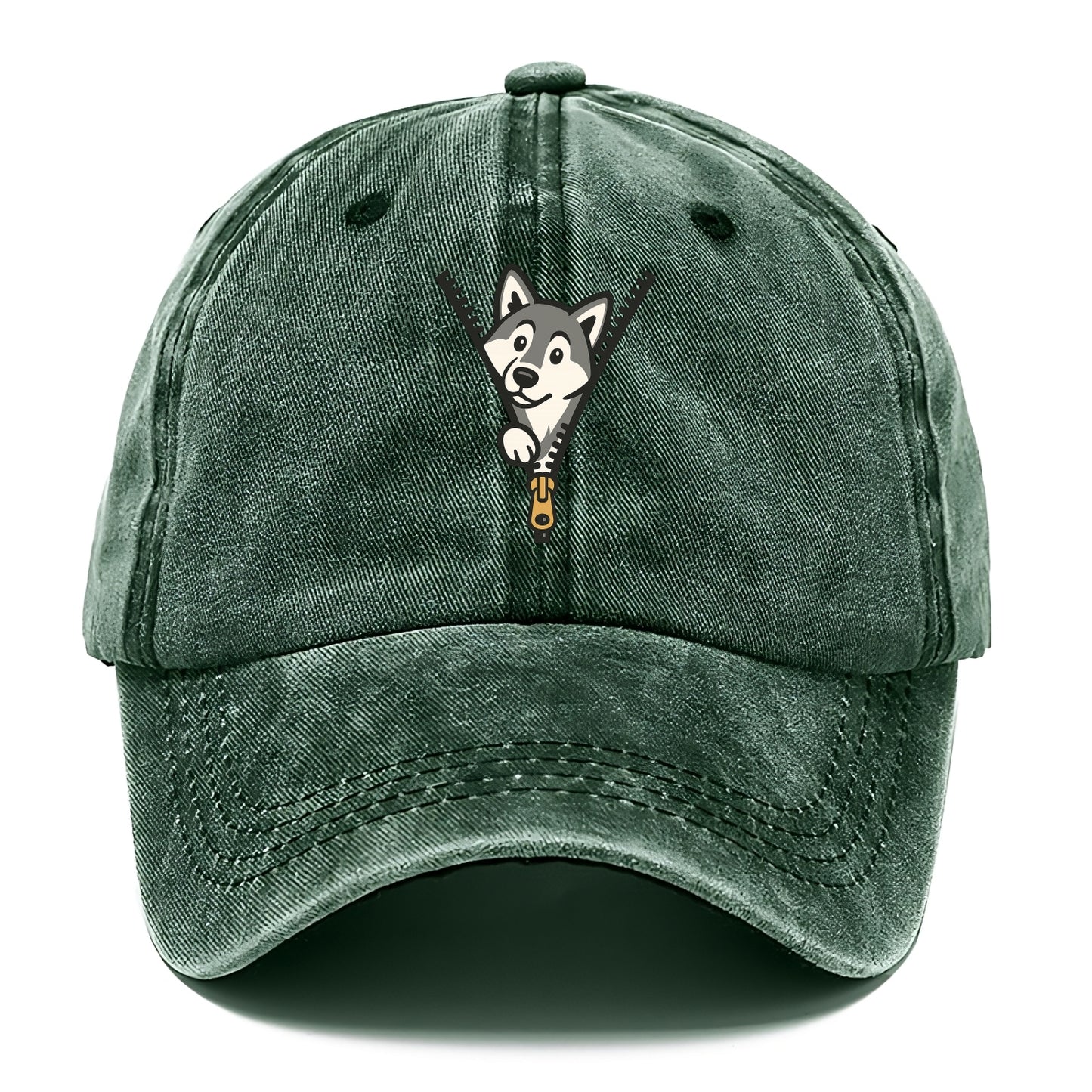Alaskan Malamute - Classic Cap - Forest Mist(Green)