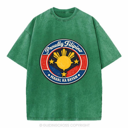 Radiant Philippine Heritage - Vintage T-shirt - Forest Mist(Green)