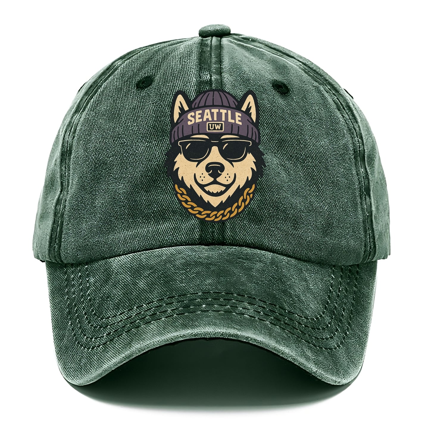 Seattle Husky - Classic Cap - Forest Mist(Green)