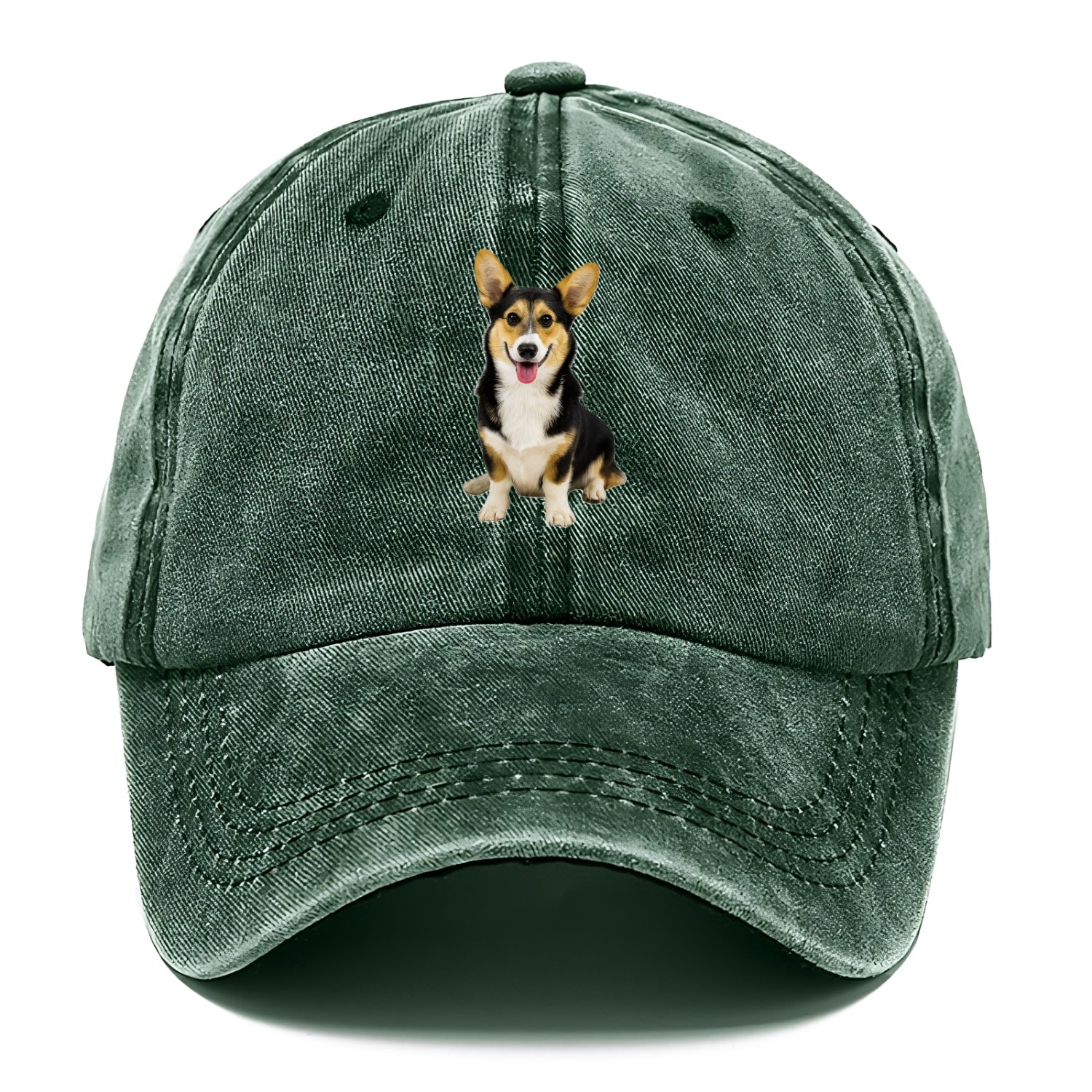Tricolor Corgi - Classic Cap - Forest Mist(Green)