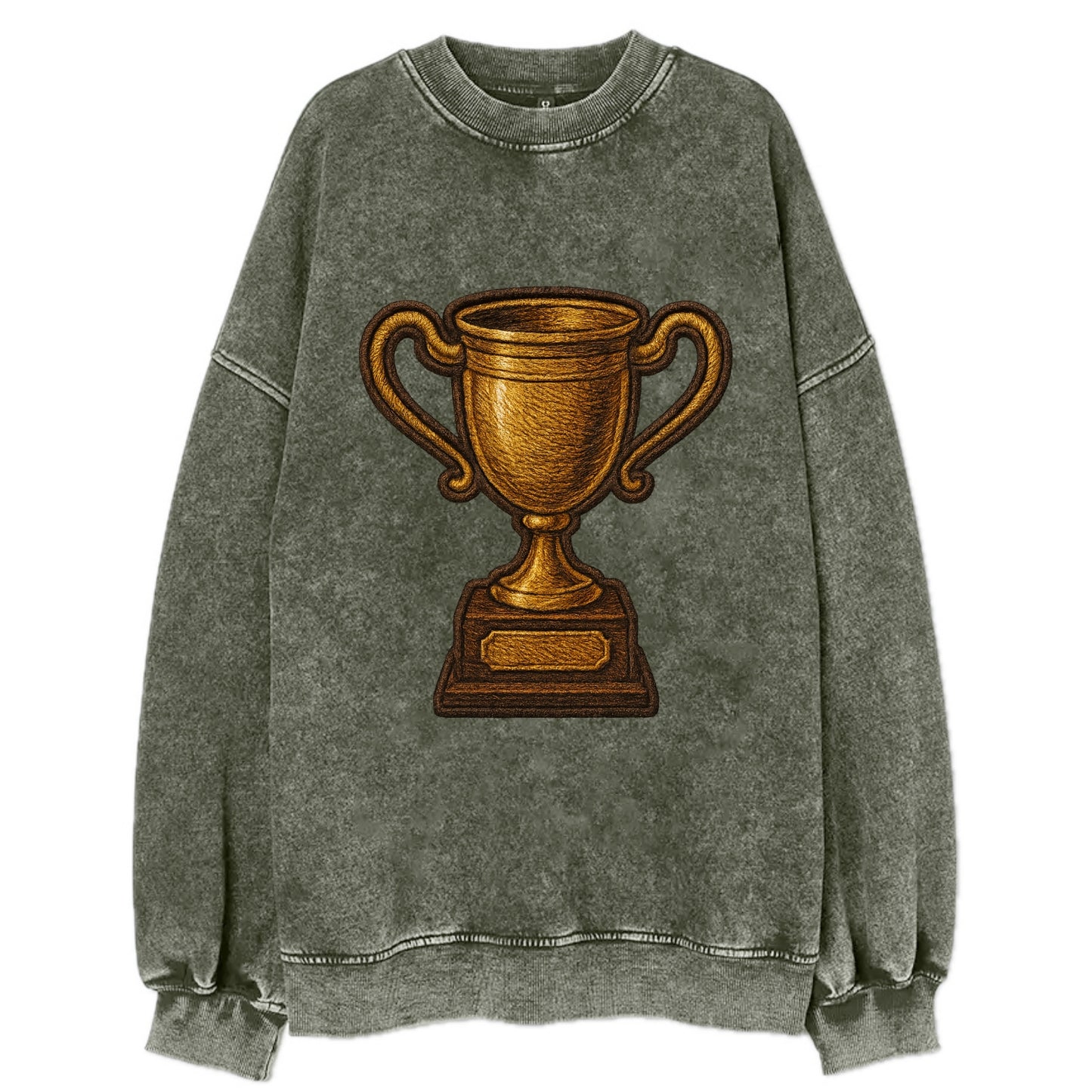 Trophy Cup  - Vintage Sweatshirt - Forest Mist(Green)